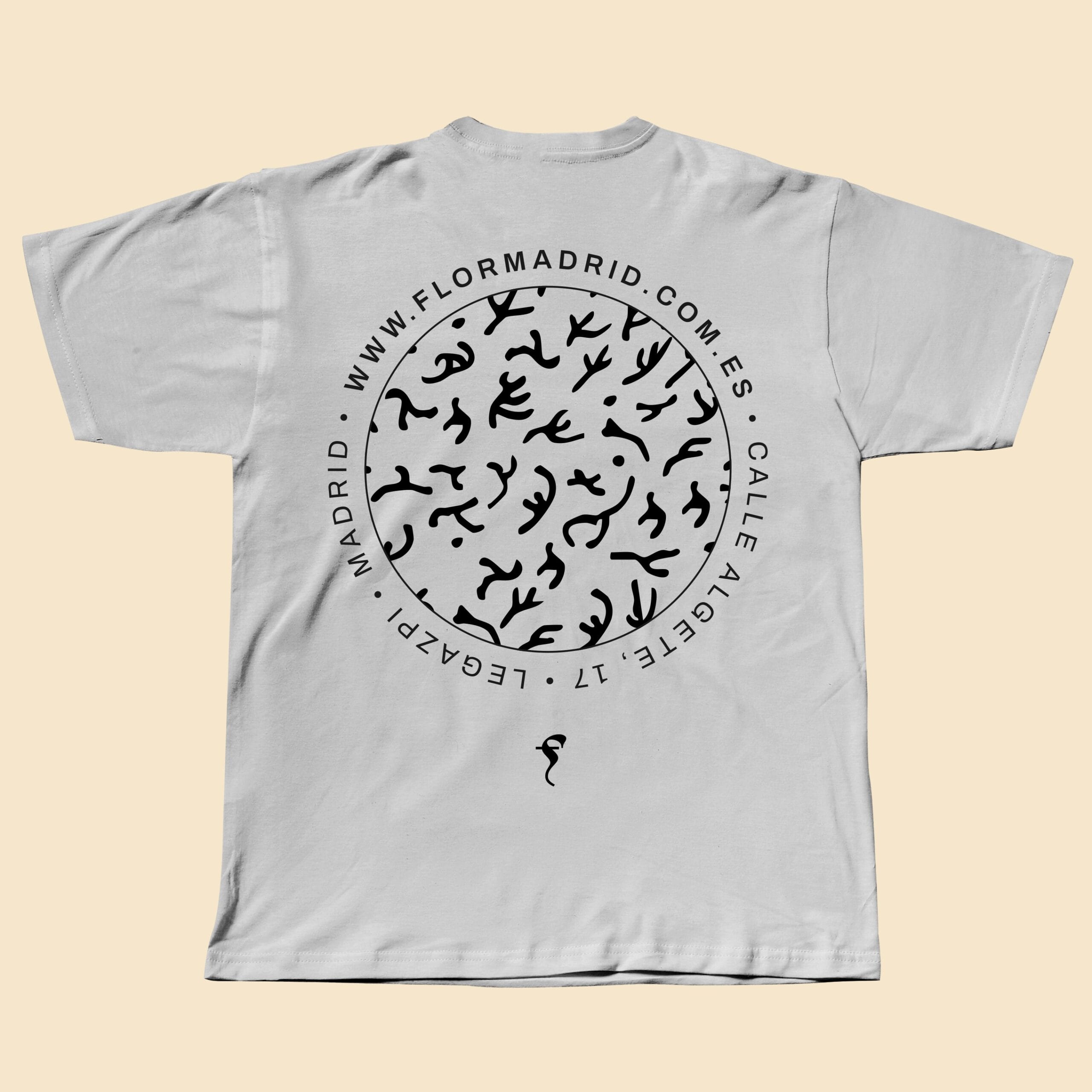 Camiseta Blanca Flor